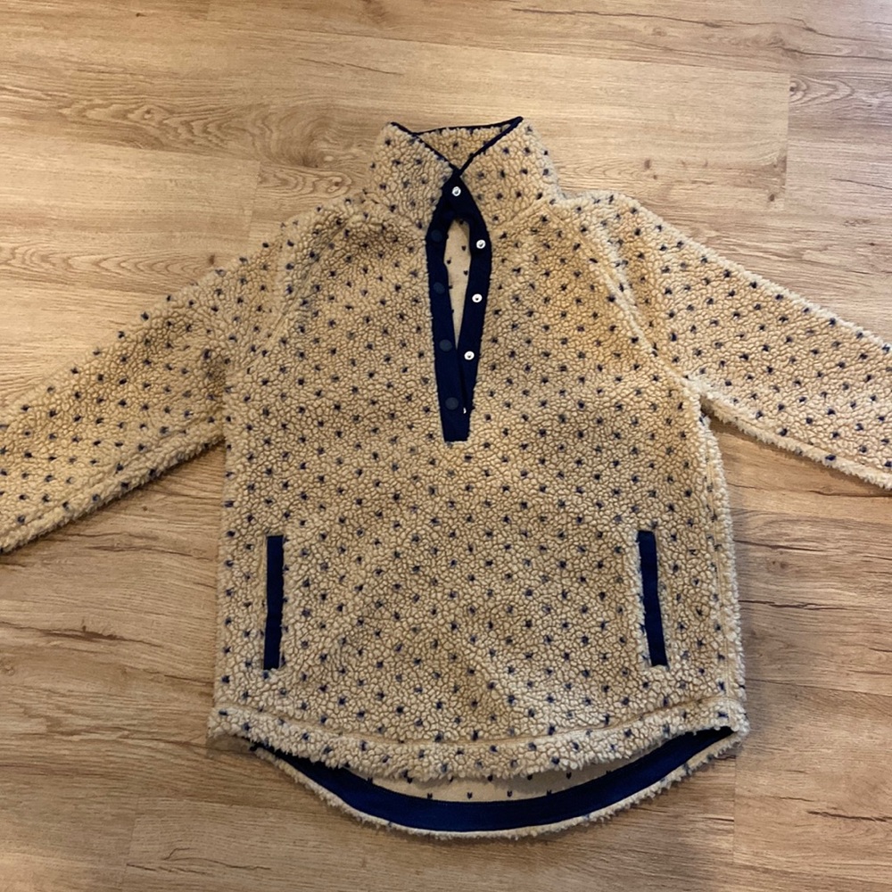 Vineyard Vines birdseye Sherpa Pullover